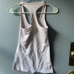 White and cream Lululemon Tank size 4